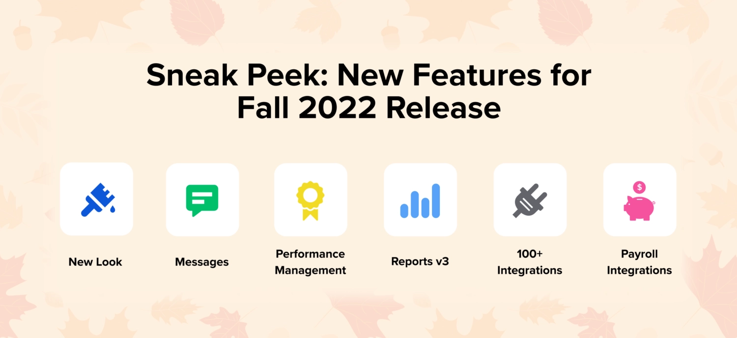Sneak Peek: New Features for Fall 2022 Release