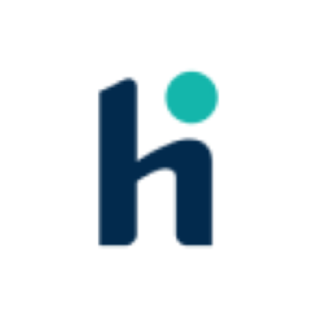 the logo for the new h