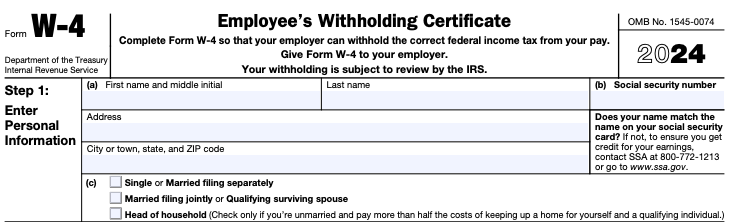 a form of employment form for employment