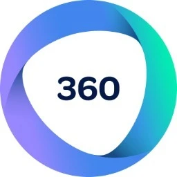 360 360 logo