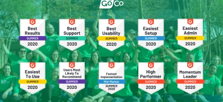 GoCo Awarded Best Usability, Best Support, and More in Summer 2020 G2 Reports