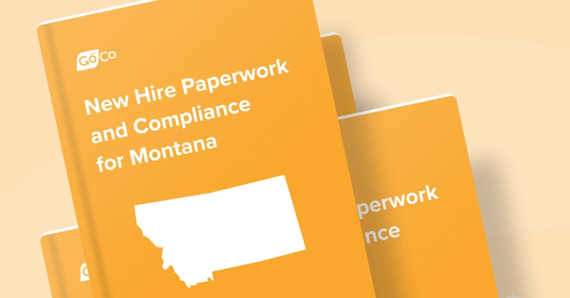A booklet titled New Hire Paperwork and Compliance for Montana