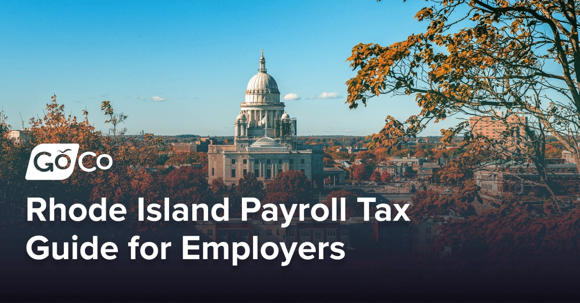 The Rhode Island State House in Providence, Rhode Island in autumn.