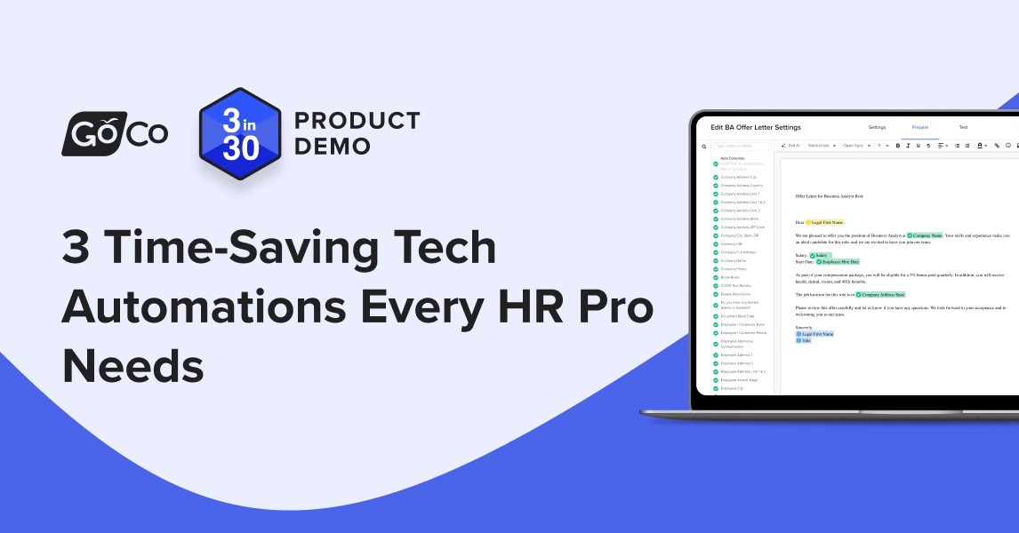 3 Time-Saving Tech Automations Every HR Pro Needs